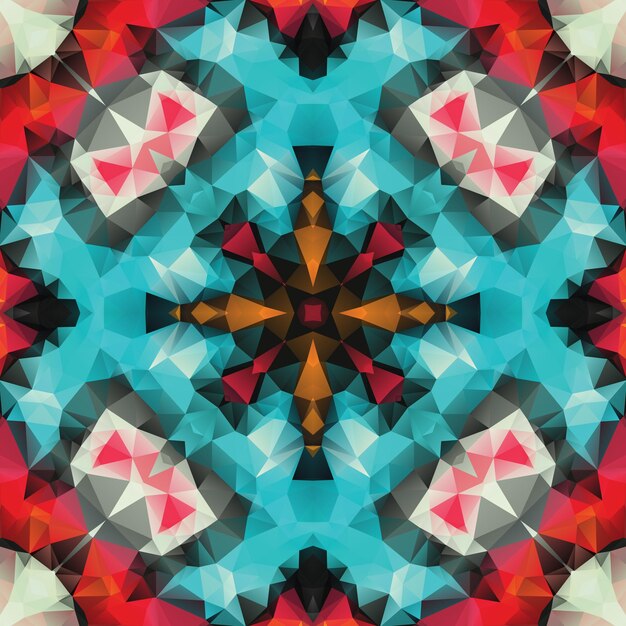 Patrón de fondo transparente patrón triangular Adorno tradicional Motivo tribal