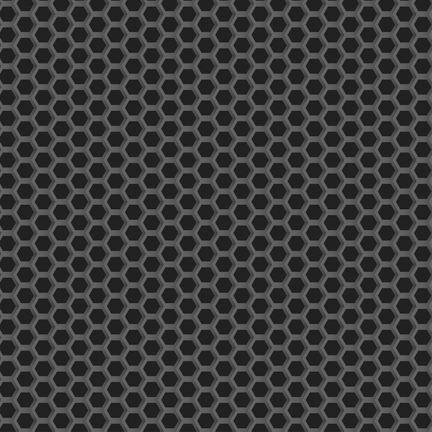Patrón de fondo de trazo metálico hexagonal