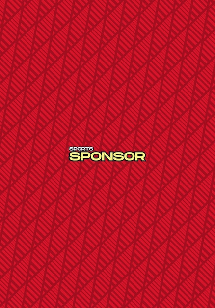 Patrón de fondo vectorial rojo para tela y jersey