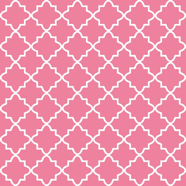 Patrón de forma de cuatro hojas Fondo