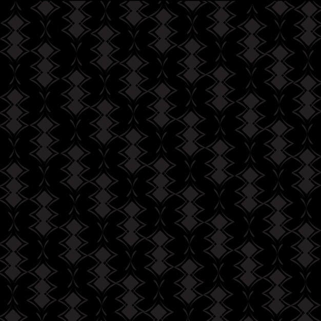 patrón de forma de decoración fondo negro