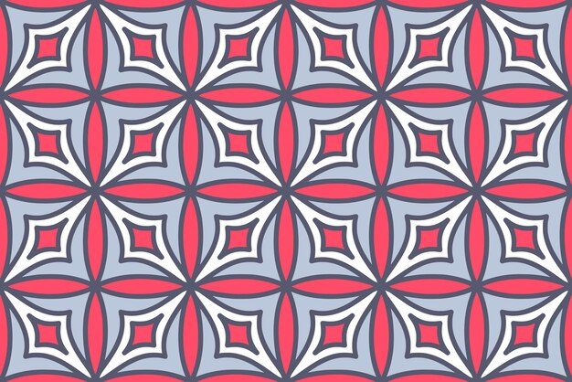 Patrón de forma geométrica abstracta sin costuras