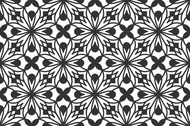 Patrón de forma geométrica abstracta sin costuras