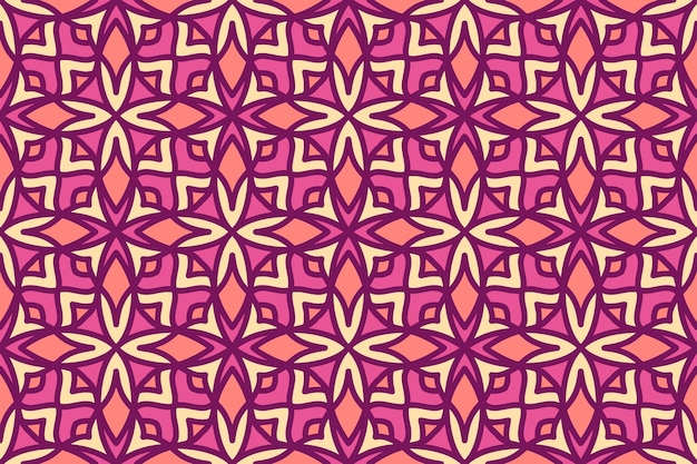 Patrón de forma geométrica abstracta sin costuras