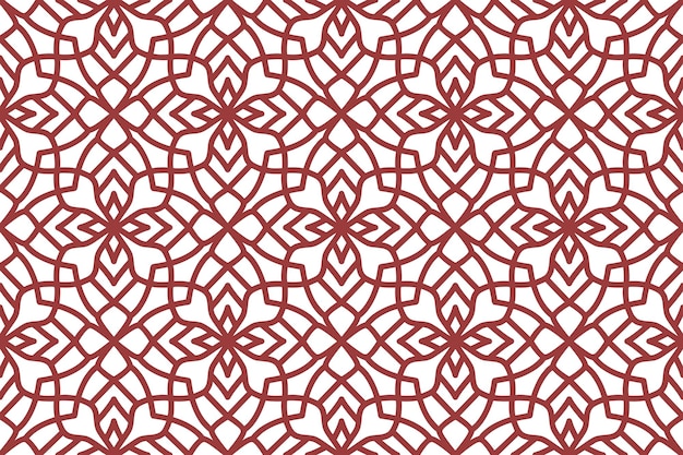Patrón de forma geométrica abstracta sin costuras