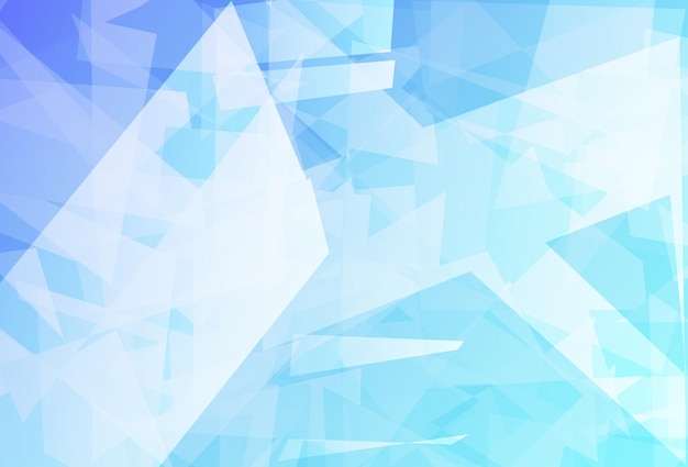 Patrón de forma geométrica azul Fondo de polígono abstracto Tecnología Banner Fondo de pantalla Vector