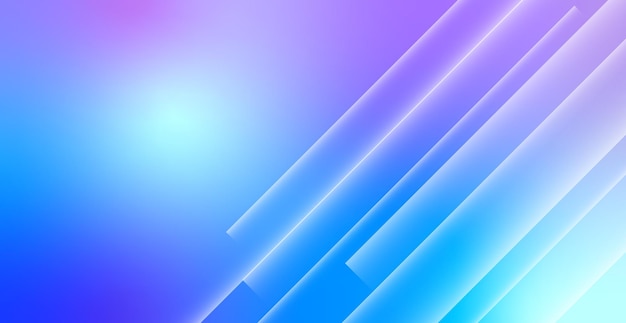 Patrón de forma geométrica en un fondo con gradiente colorido Abstracto Tecnología Banner Vibrante