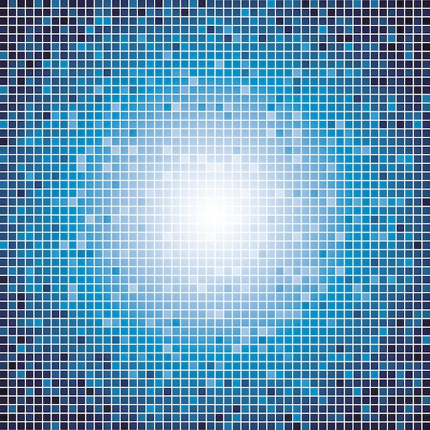 Vector un patrón de formas cuadradas de color azul para el fondo.