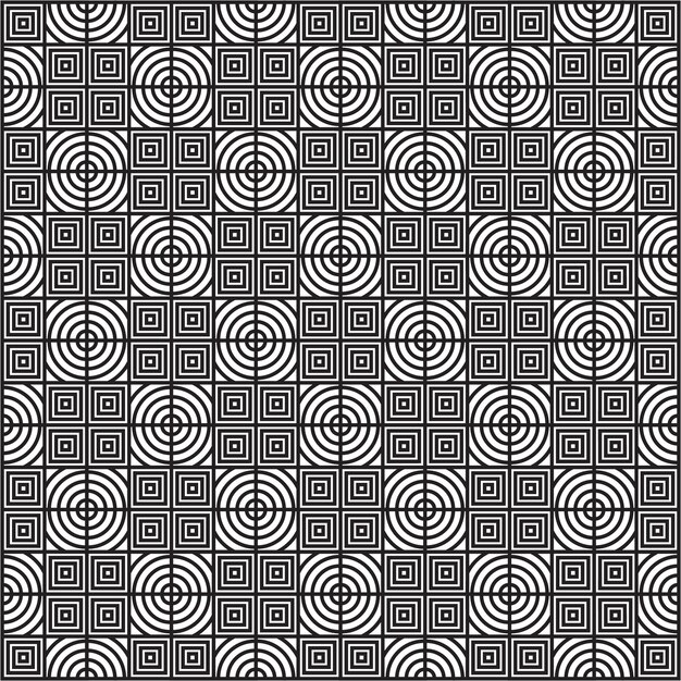 Patrón de formas cuadradas geométricas abstractas
