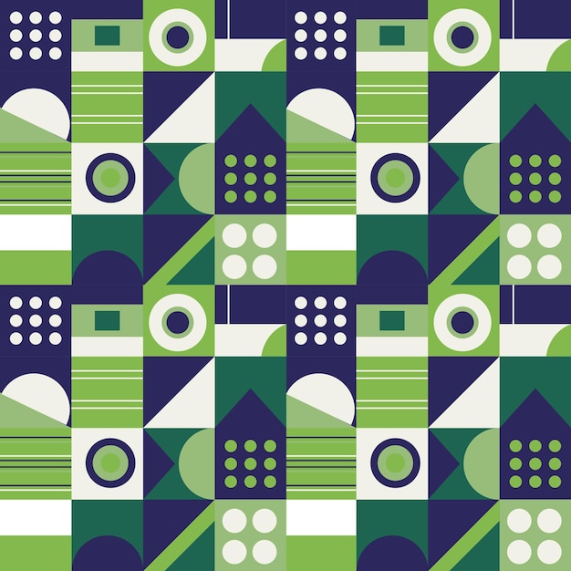 patrón de formas geométricas con ilustración de concepto de diseño de fondo abstracto