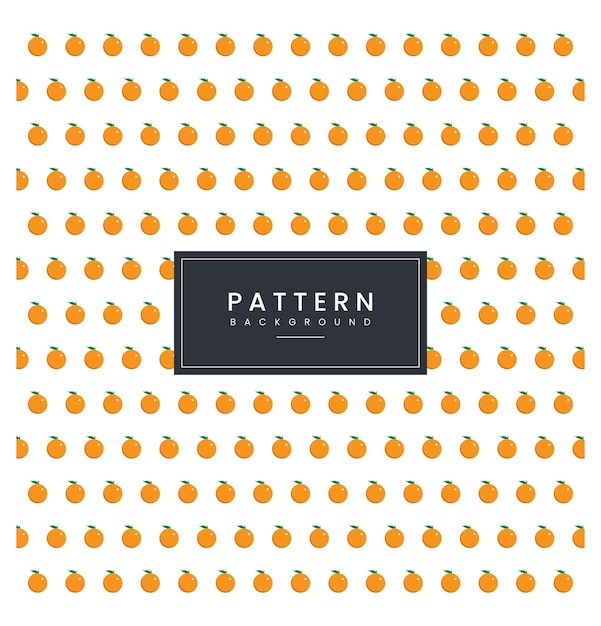 Patrón de fruta naranja para diseño gráfico Vector