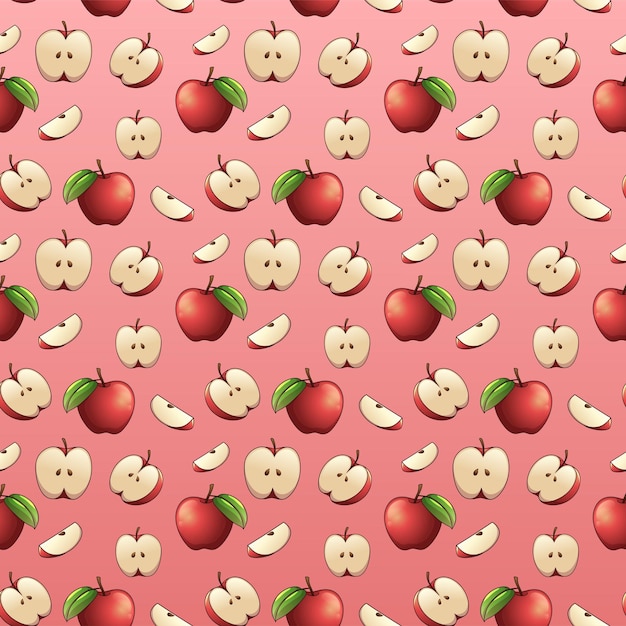 patrón fruta vegetariano manzana