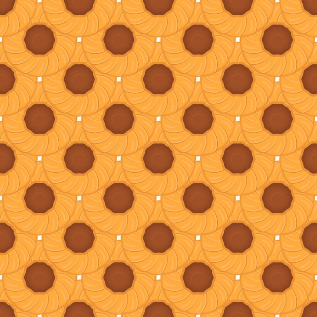 El patrón de la galleta casera tiene un sabor diferente en la galleta de pastelería
