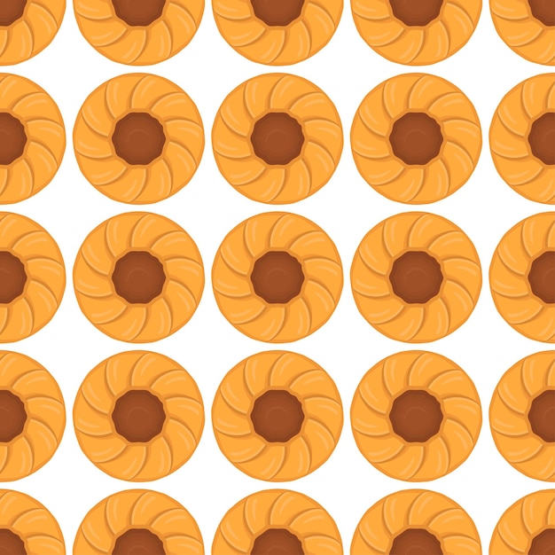 El patrón de la galleta casera tiene un sabor diferente en la galleta de pastelería