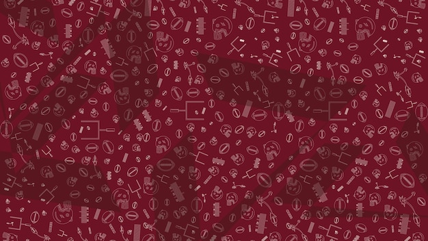patrón de garabateo icono de fútbol americano traje para fondo de fútbol americano y fondo abstracto
