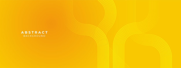 Patrón geomérico de color amarillo en el estandarte con sombra Fondo geométrico de color abstracto con espacio de copia