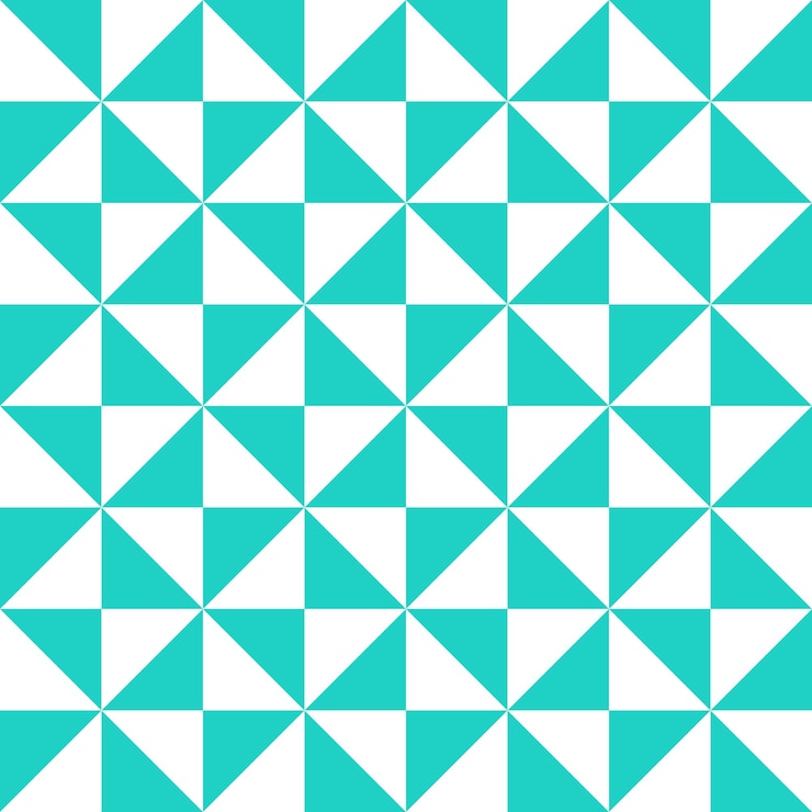 Vector patrón de geometría triangular simple. fondo transparente. ilustración vectorial