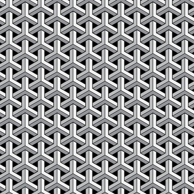 Patrón geométrico 120 grados