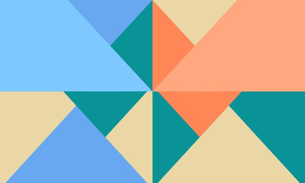 Patrón geométrico abstracto con colores vibrantes para la plantilla de diseño