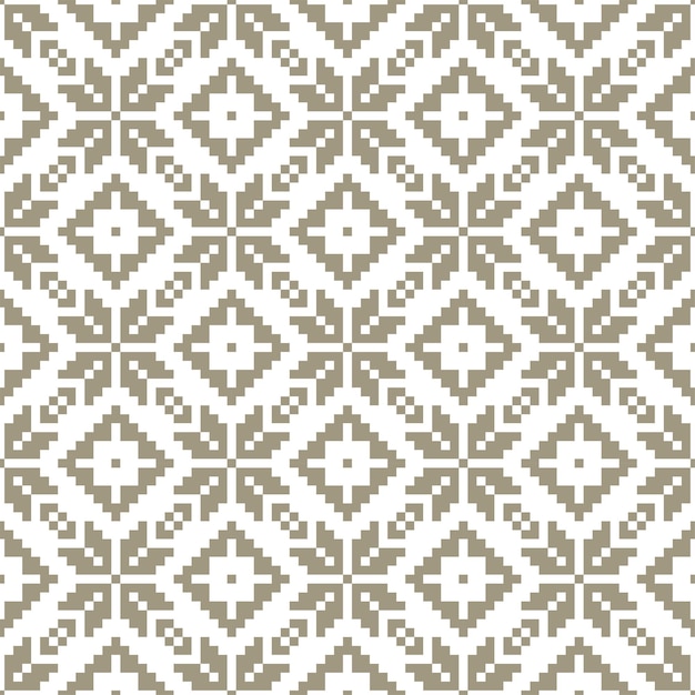 Patrón geométrico abstracto sin costuras en el estilo Batik