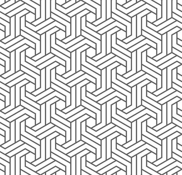 Patrón geométrico abstracto sin costuras en un estilo moderno