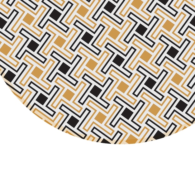 Patrón geométrico abstracto sin costuras Ilustración vectorial Fondo de la antena de la matriz reflectora plantilla