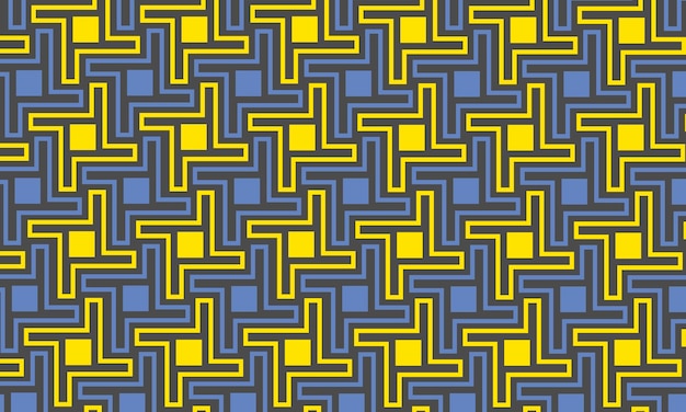 Patrón geométrico abstracto sin costuras Ilustración vectorial Fondo de la antena de la matriz reflectora
