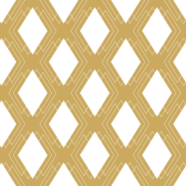 Patrón geométrico abstracto con cruces rayas líneas fondo sin costuras ornamento blanco y dorado