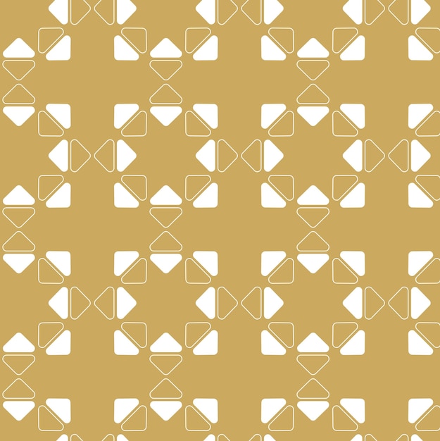Patrón geométrico abstracto con cruces rayas líneas fondo sin costuras ornamento blanco y dorado