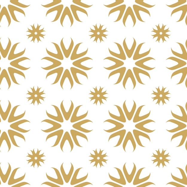 Patrón geométrico abstracto con cruces rayas líneas fondo sin costuras ornamento blanco y dorado