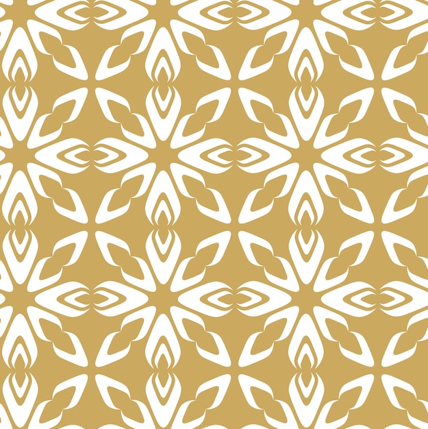 Patrón geométrico abstracto con cruces rayas líneas fondo sin costuras ornamento blanco y dorado