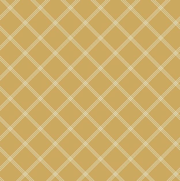 Patrón geométrico abstracto con cruces rayas líneas fondo sin costuras ornamento blanco y dorado