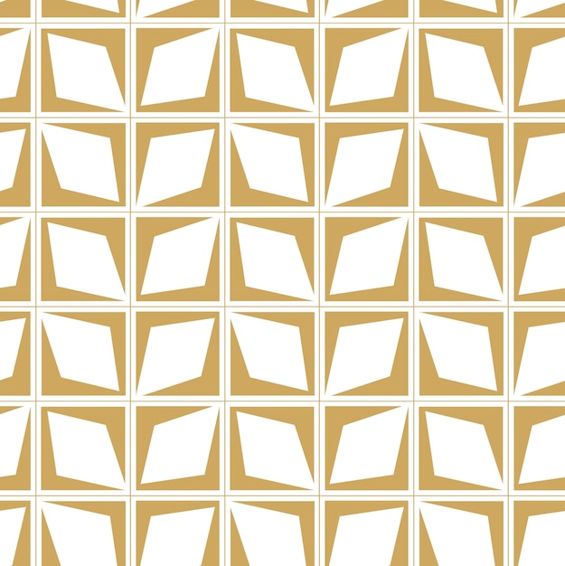 Patrón geométrico abstracto con cruces rayas líneas fondo sin costuras ornamento blanco y dorado
