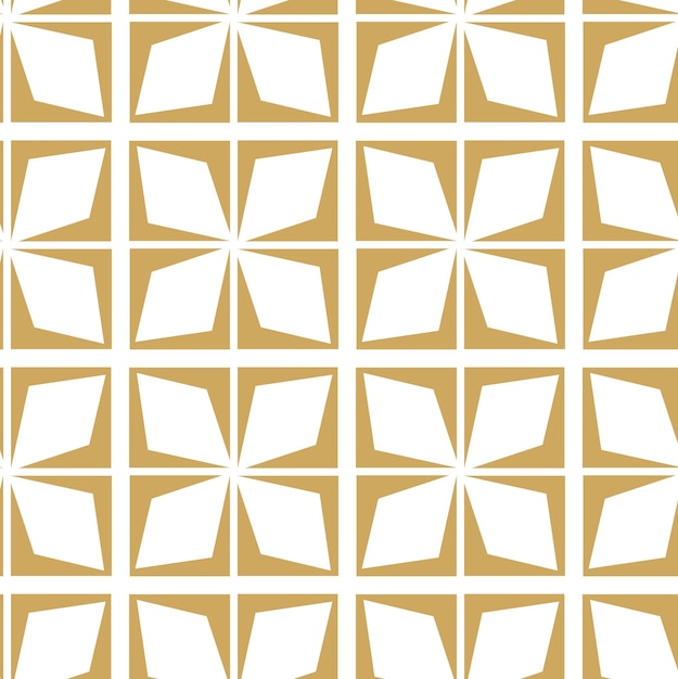 Patrón geométrico abstracto con cruces rayas líneas fondo sin costuras ornamento blanco y dorado