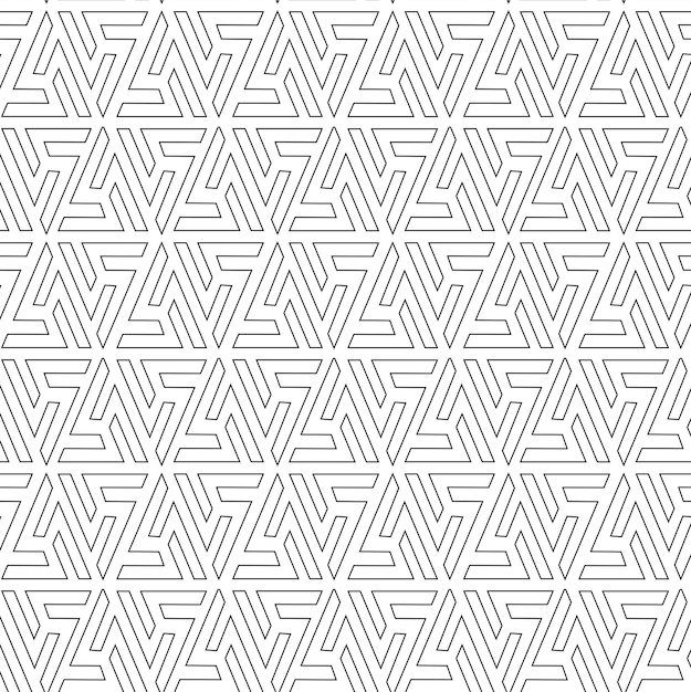 Patrón geométrico abstracto con cruces rayas líneas fondo sin costuras ornamento blanco y negro
