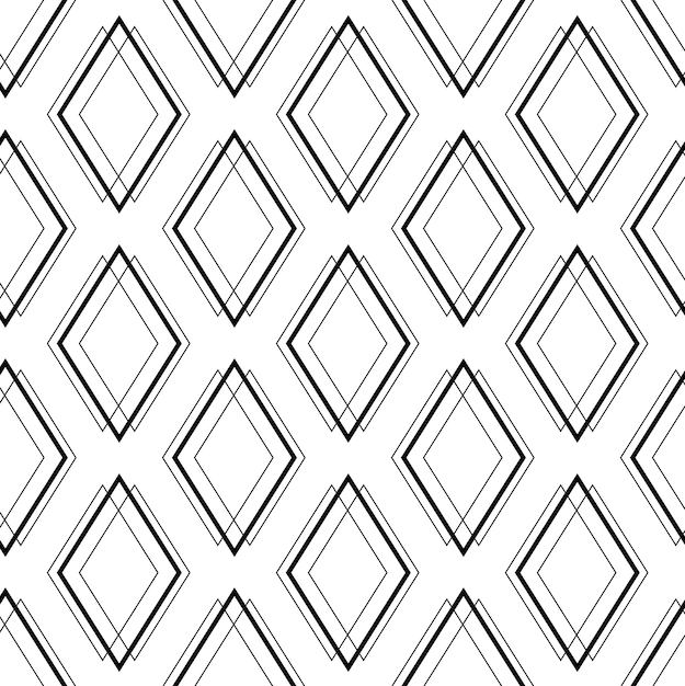Patrón geométrico abstracto con cruces rayas líneas fondo sin costuras ornamento blanco y negro