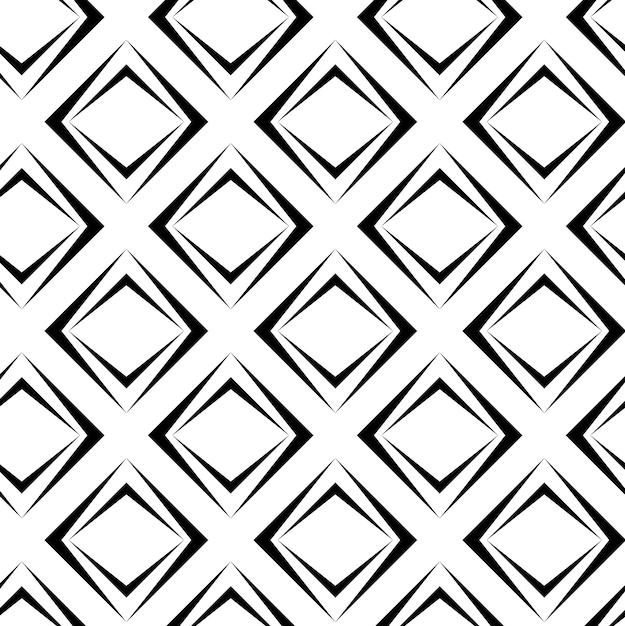 Patrón geométrico abstracto con cruces rayas líneas fondo sin costuras ornamento blanco y negro