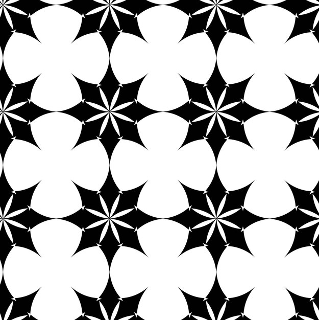 Patrón geométrico abstracto con cruces rayas líneas fondo sin costuras ornamento blanco y negro