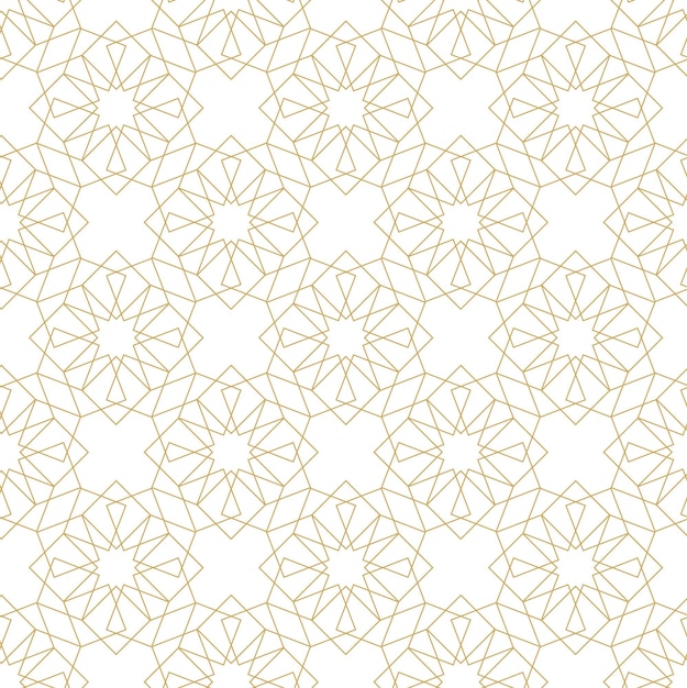 Patrón geométrico abstracto con cuadrados rayas líneas fondo sin costuras ornamento blanco y dorado