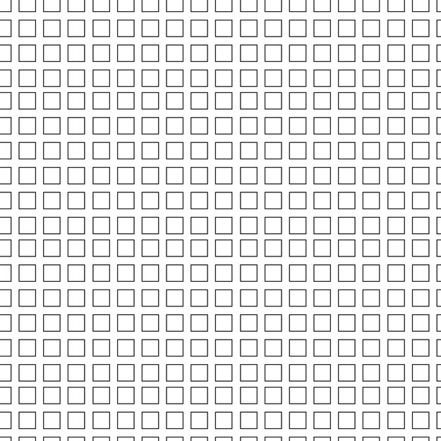 Patrón geométrico abstracto con cuadrados rayas líneas fondo sin costuras ornamento blanco y negro