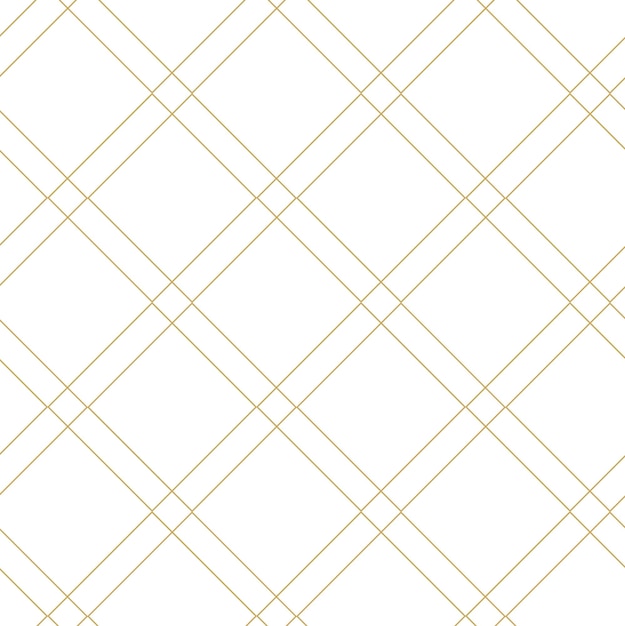 Patrón geométrico abstracto con cuadrados rayas líneas fondo vectorial sin costuras blanco y dorado