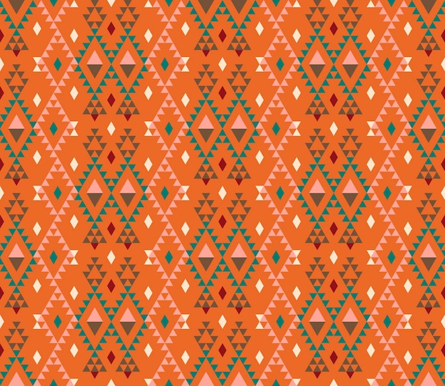 Patrón geométrico abstracto sin fisuras con diferentes formas. Triángulos, rombos, líneas.