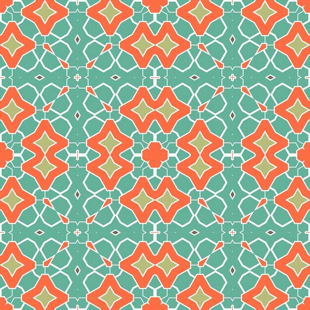 Patrón geométrico abstracto sin fisuras. Fondo geométrico ornamental. Mosaico, cola.