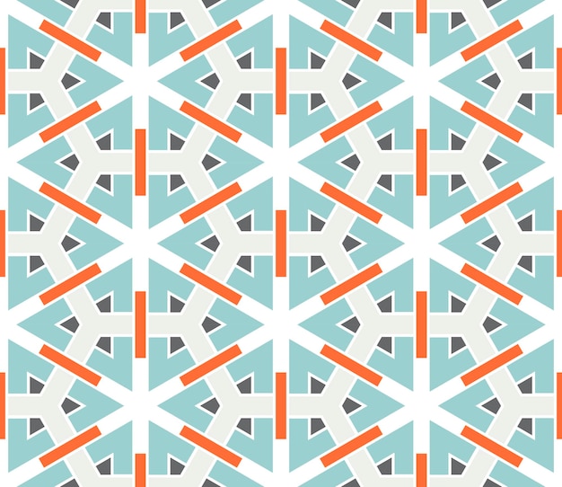 Patrón geométrico abstracto sin fisuras. Fondo geométrico ornamental. Mosaico, cola.