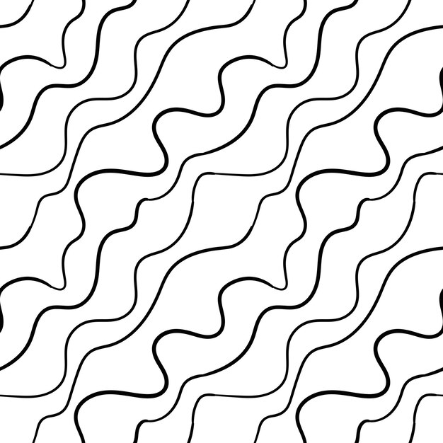 Patrón geométrico abstracto sin fisuras con líneas diagonales en zigzag. fondo del garabato.