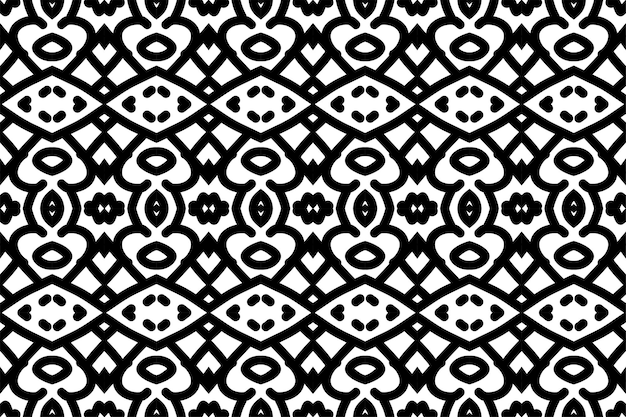 Patrón geométrico abstracto. Fondo de vector transparente. Adorno blanco y negro.