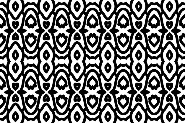 Patrón geométrico abstracto. Fondo de vector transparente. Adorno blanco y negro.