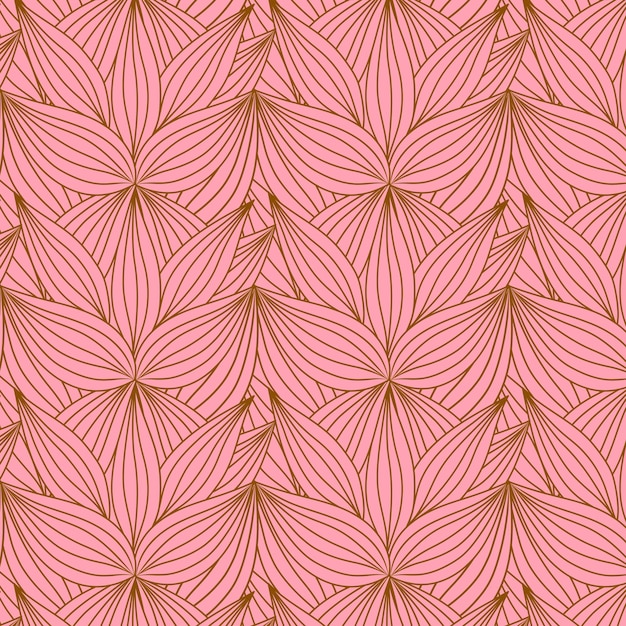 Patrón geométrico abstracto lineal sin costuras de vector libre