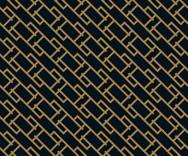 Patrón geométrico abstracto con líneas de fondo de oro de vector transparente