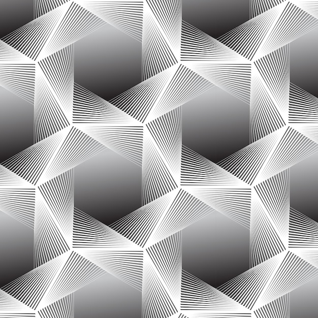 Patrón geométrico abstracto con líneas de rayas Un fondo de vector transparente Textura gris y blanca